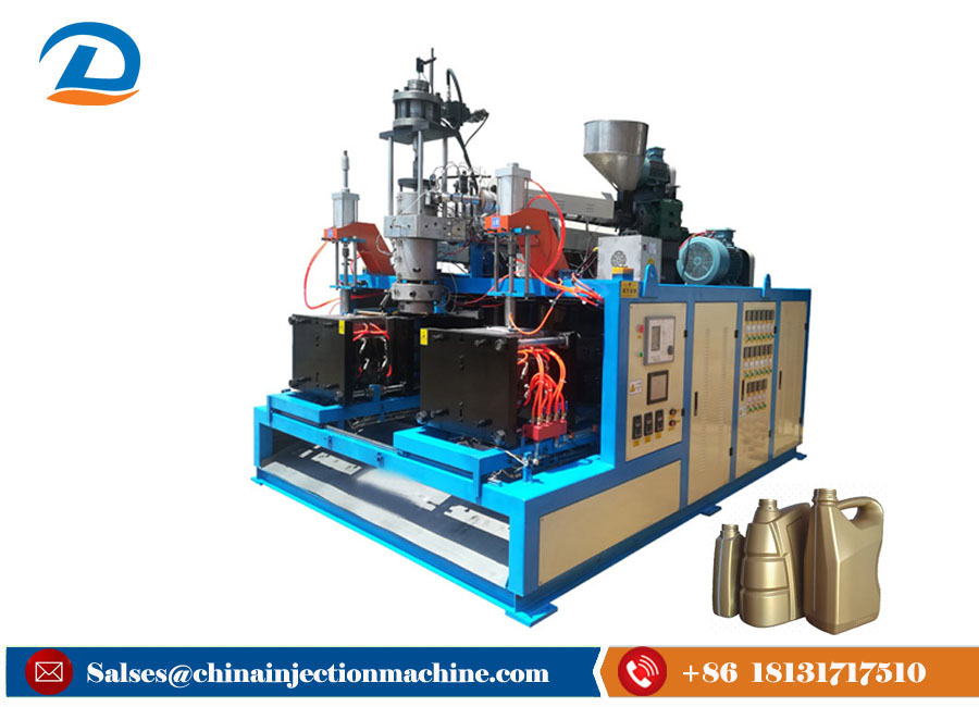 6molds rotary hdpe blow molding machine for making plastic botte